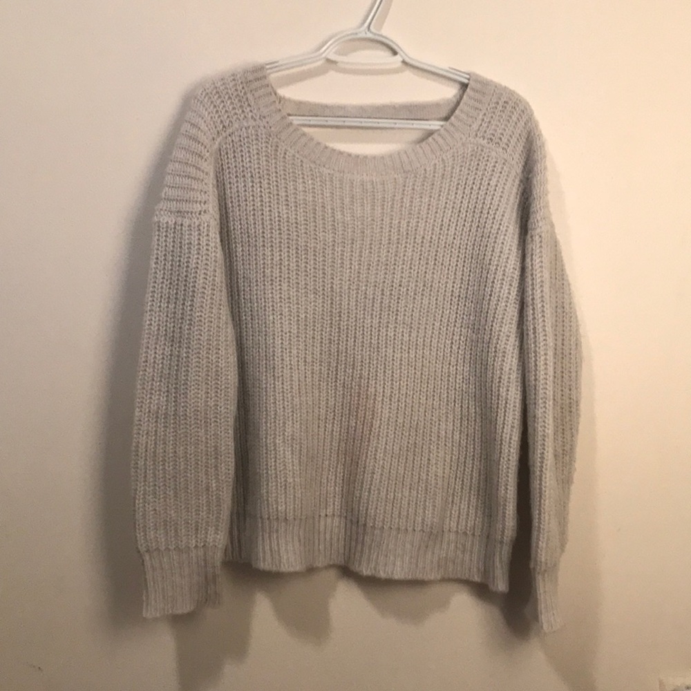 Light Grey Express Sweater